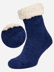 Женские носки травка зимние домашние теплые мягкие комфортные Лео "Arctik" 36-40 размер синего цвета