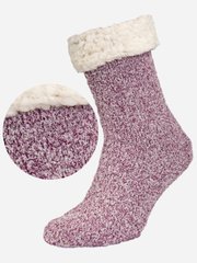 Домашні шкарпетки жіночі травичка зимові теплі м'які Лео "Arctik" 36-40р. лавандового кольору