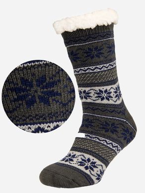 Чоловічі домашні теплі шкарпетки Лео "Arctik" з гальмами 40-45р.