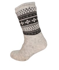 Домашние теплые носки Лео "Arctik" с тормозами 40-45 Серый