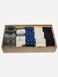 Подарочный набор мужских носков Лео в деревянной коробке «Ассорти» 13 пар, мужские носки в кейсе