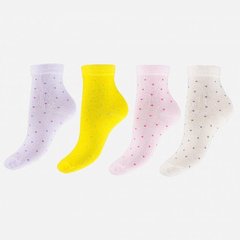 Набір шкарпеток Кузя 4 пари Dots Assorted Коттон 20-22 Різнобарвний 20-22, Жовтий