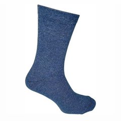 Шкарпетки чоловічі вовняні теплі середні Лео Тепло Карпат 6040 40-45 Сині, Синий
