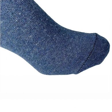 Шкарпетки чоловічі вовняні теплі середні Лео Тепло Карпат 6040 40-45 Сині, Синий