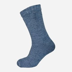 Шкарпетки чоловічі вовняні теплі на зиму Лео Тепло Карпат 40-45 Сині, Синий