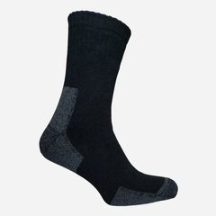 Шкарпетки чоловічі зимові махрові трекінгові високі Лео 511 40-42 Олива, Черный