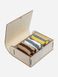 Подарунковий набір жіночих махрових шкарпеток Лана в дерев'яній скриньці «Смужка асорті» 3 пари 36-40 розмір, Разные цвета
