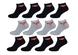 Спортивні Чоловічі шкарпетки Levi's 12 пар Асорті синій, чорний, сірий, Разные цвета
